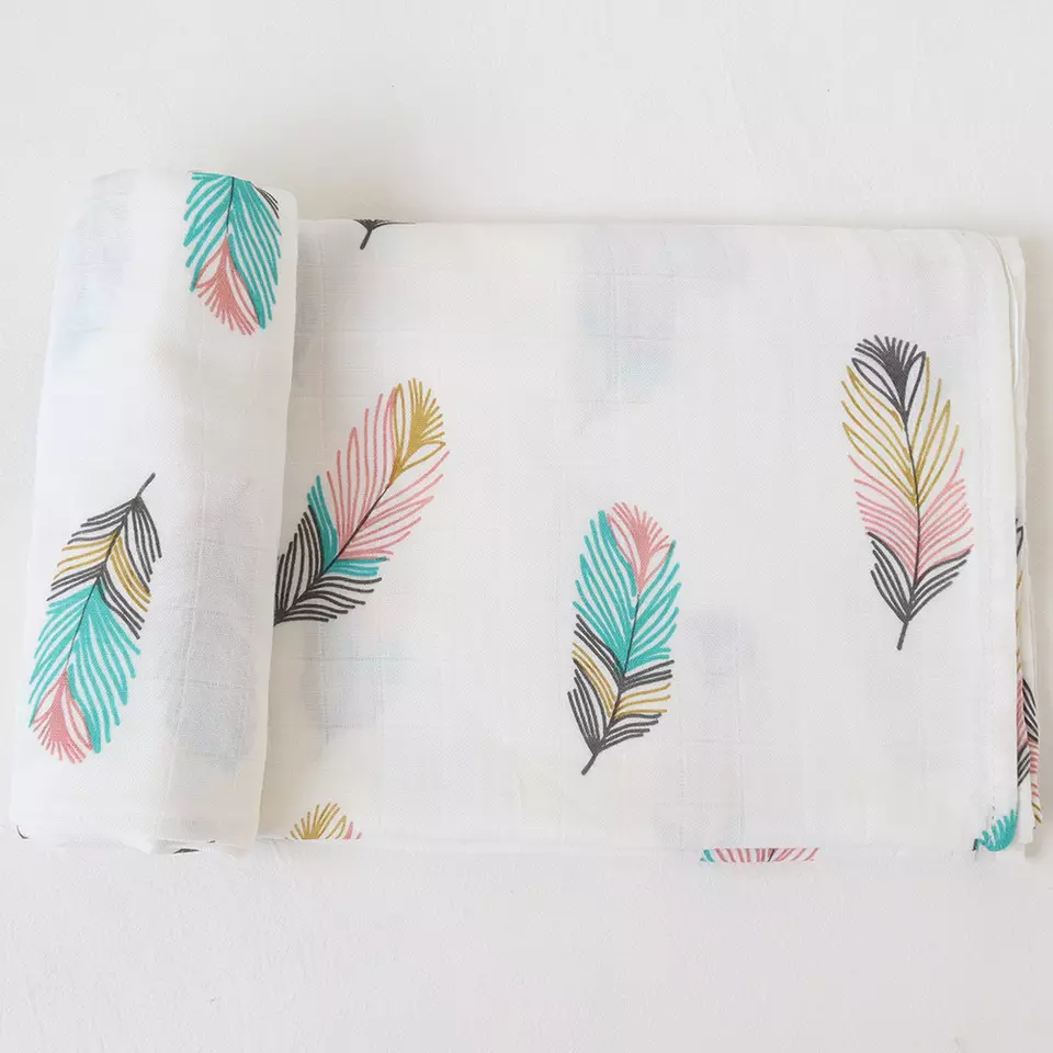 Featherlight Dreams Muslin Swaddle