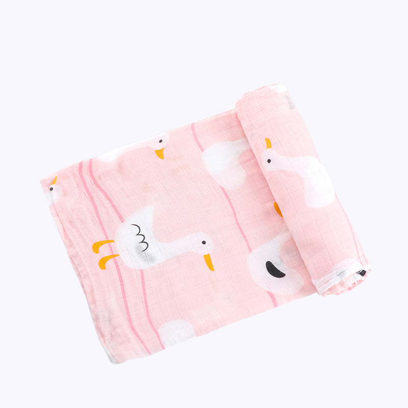 Daisy Ducks Muslin Swaddle