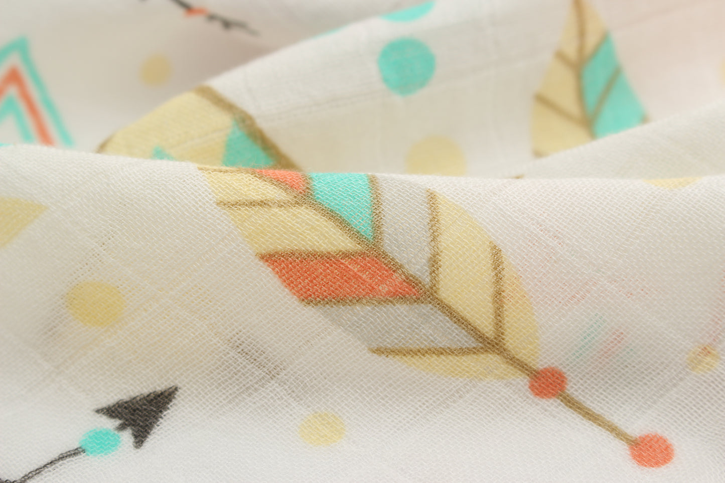 Woodland Friends Muslin Swaddle