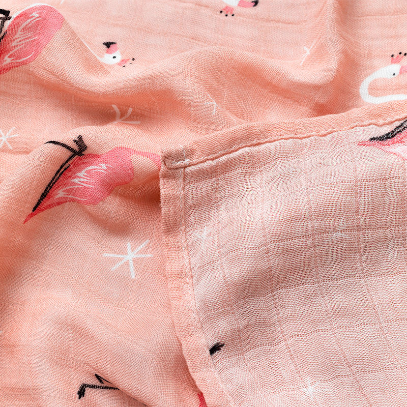 Flamingo Daydream Muslin Swaddle