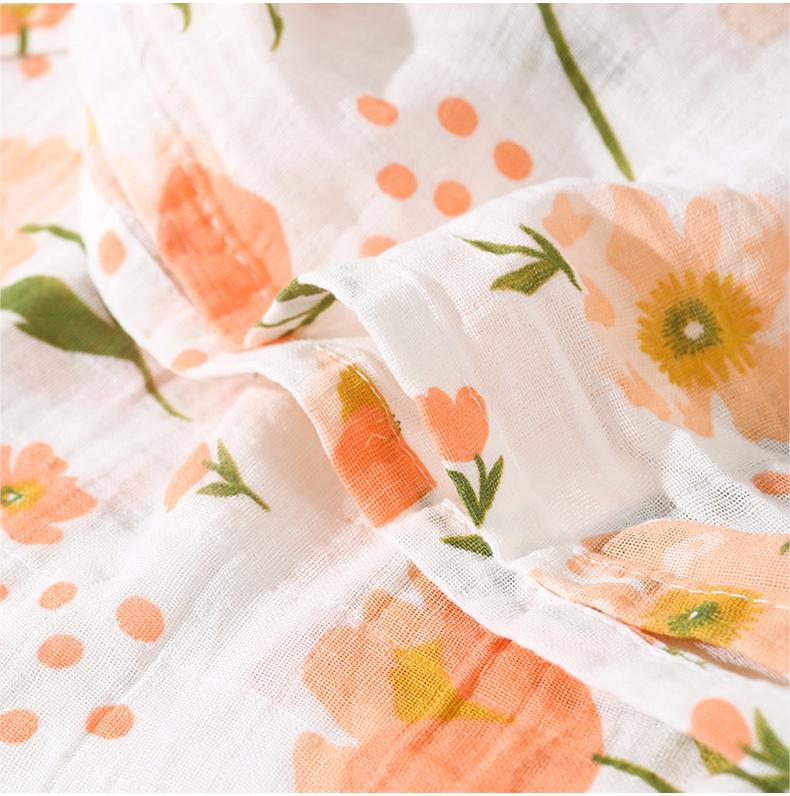 Blush Garden Muslin Swaddle