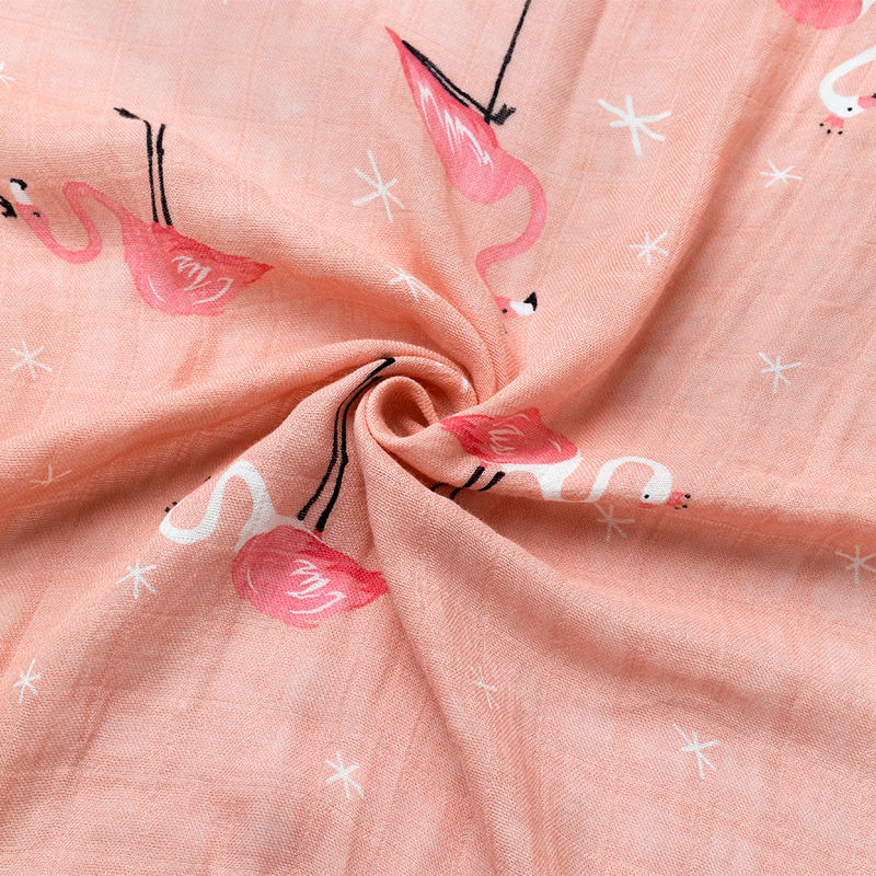 Flamingo Daydream Muslin Swaddle