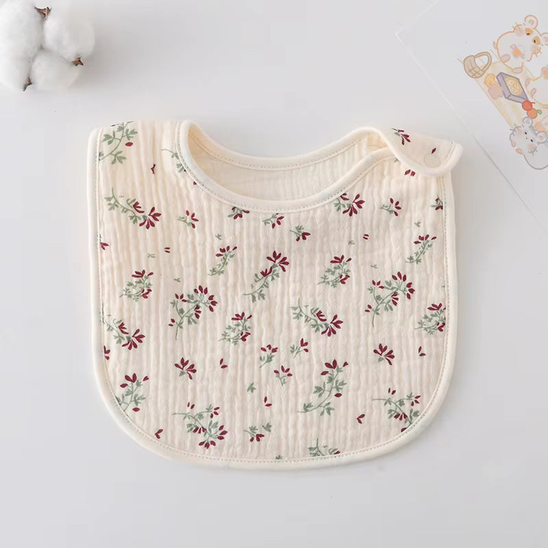 🍷 Crimson Meadow Baby Bib