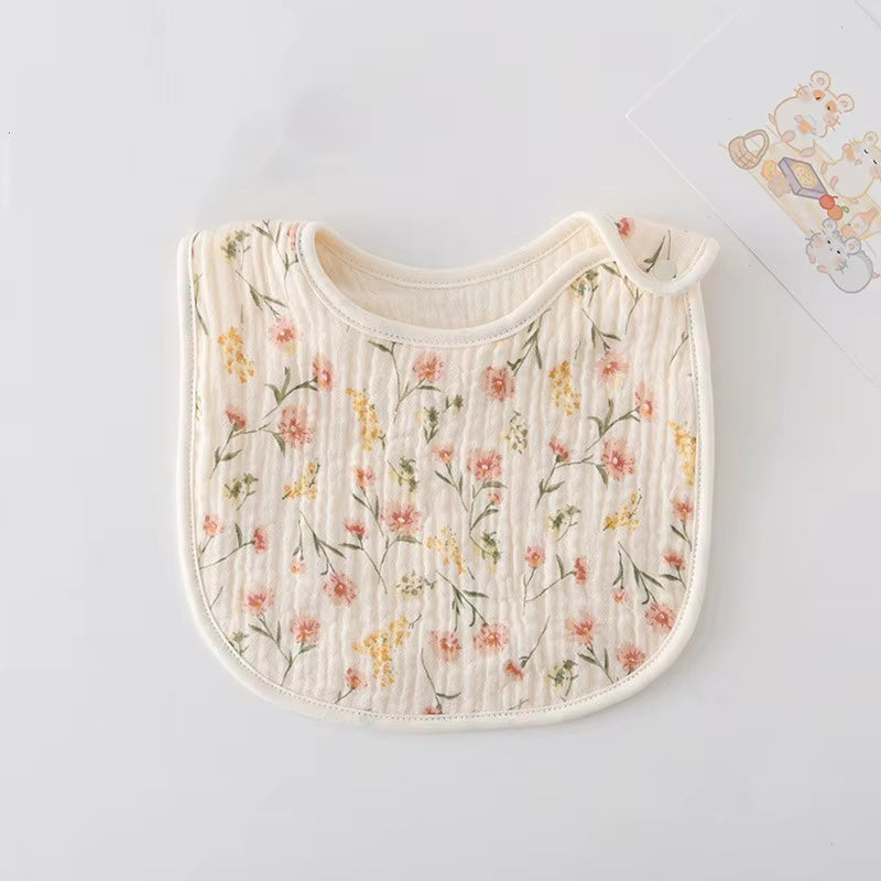🌼 Meadow Blossoms Baby Bib