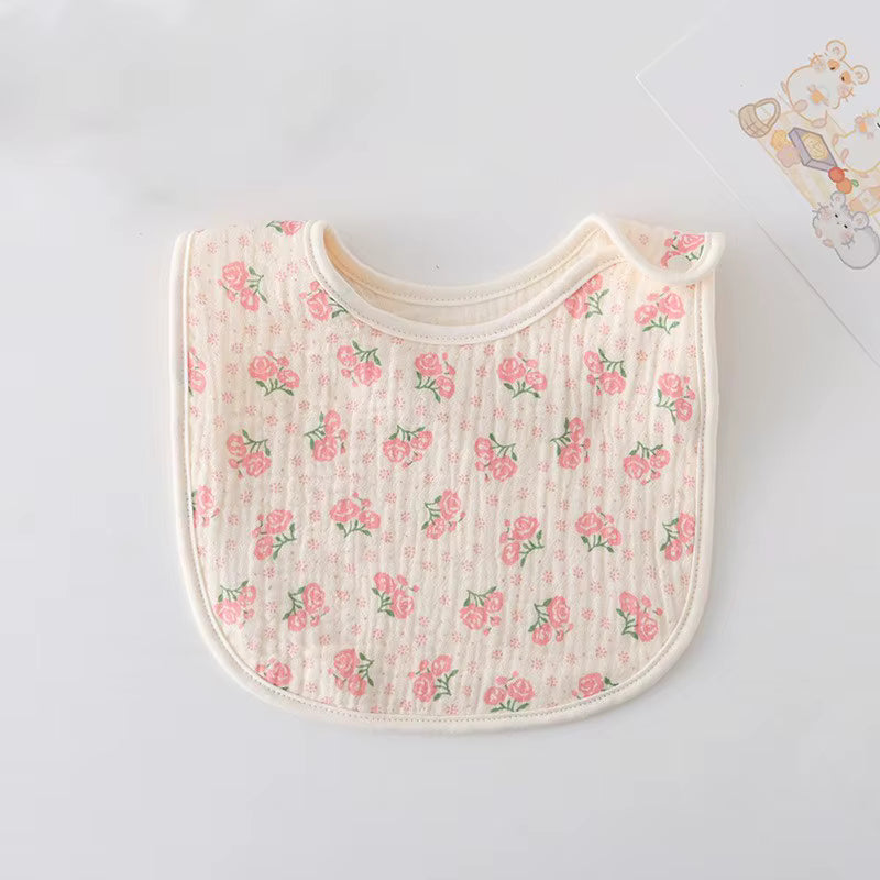 🌷 Blush Garden Baby Bib