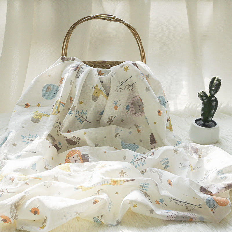 Starry Safari Muslin Swaddle