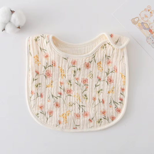 🌼 Meadow Blossoms Baby Bib