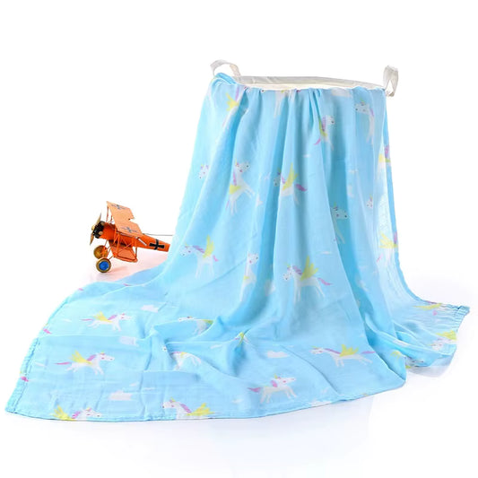 Unicorn Whispers Muslin Swaddle