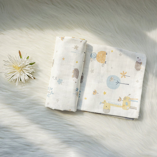 Starry Safari Muslin Swaddle