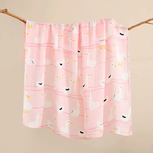 Daisy Ducks Muslin Swaddle