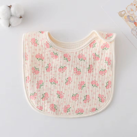 🌷 Blush Garden Baby Bib