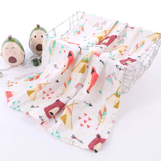 Woodland Friends Muslin Swaddle